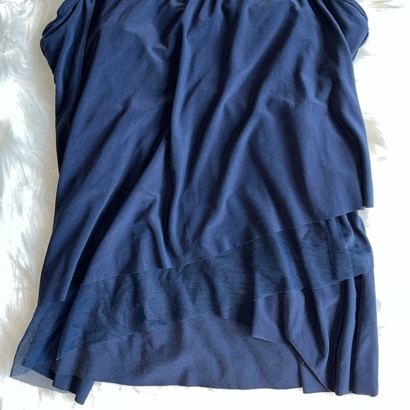 NWOT MIRACLE SUIT Tankini Top Slimming Navy Size 8 - Picture 4 of 16